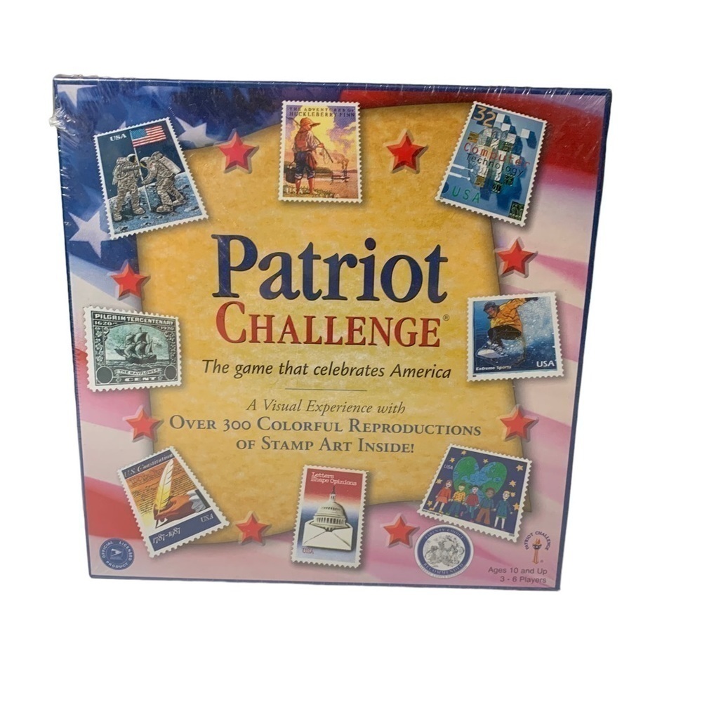 New Patriot Challenge - The Board Game That Celebrates America Sealed